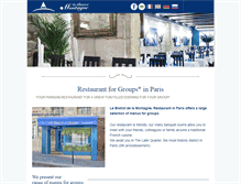 Tablet Screenshot of bistrotlamontagne.com